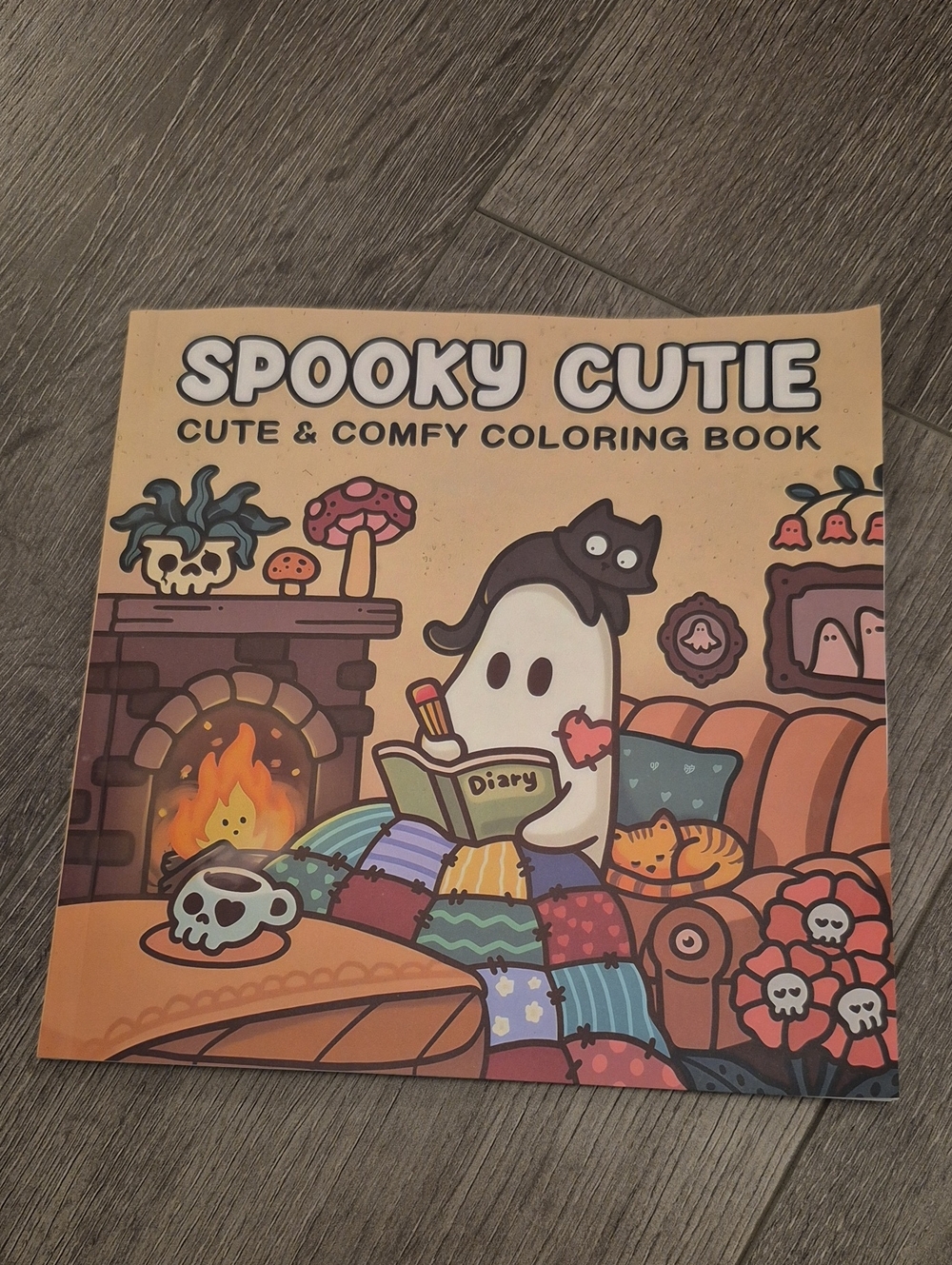Spooky Cutie Cute & Comfy Coloring Book - Cozy Coloring Books For Adults & Kids